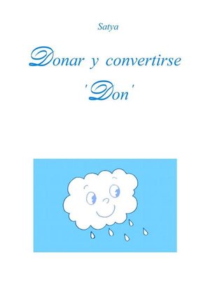 cover image of Donar y convertirse 'Don'